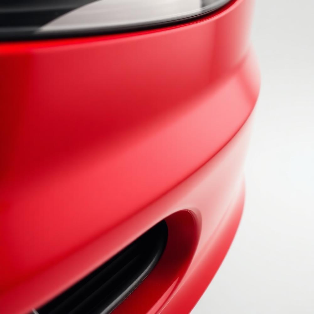 Restored red bumper