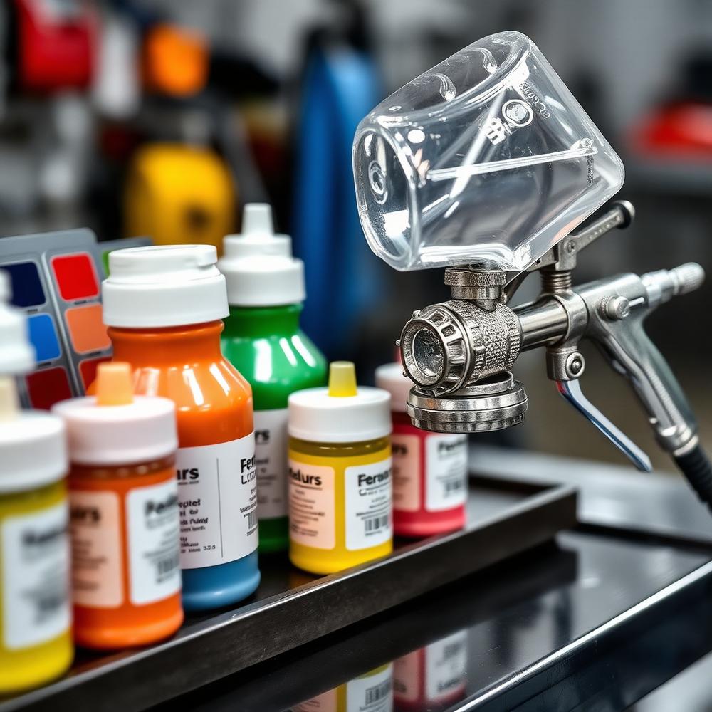 Paint mixing station